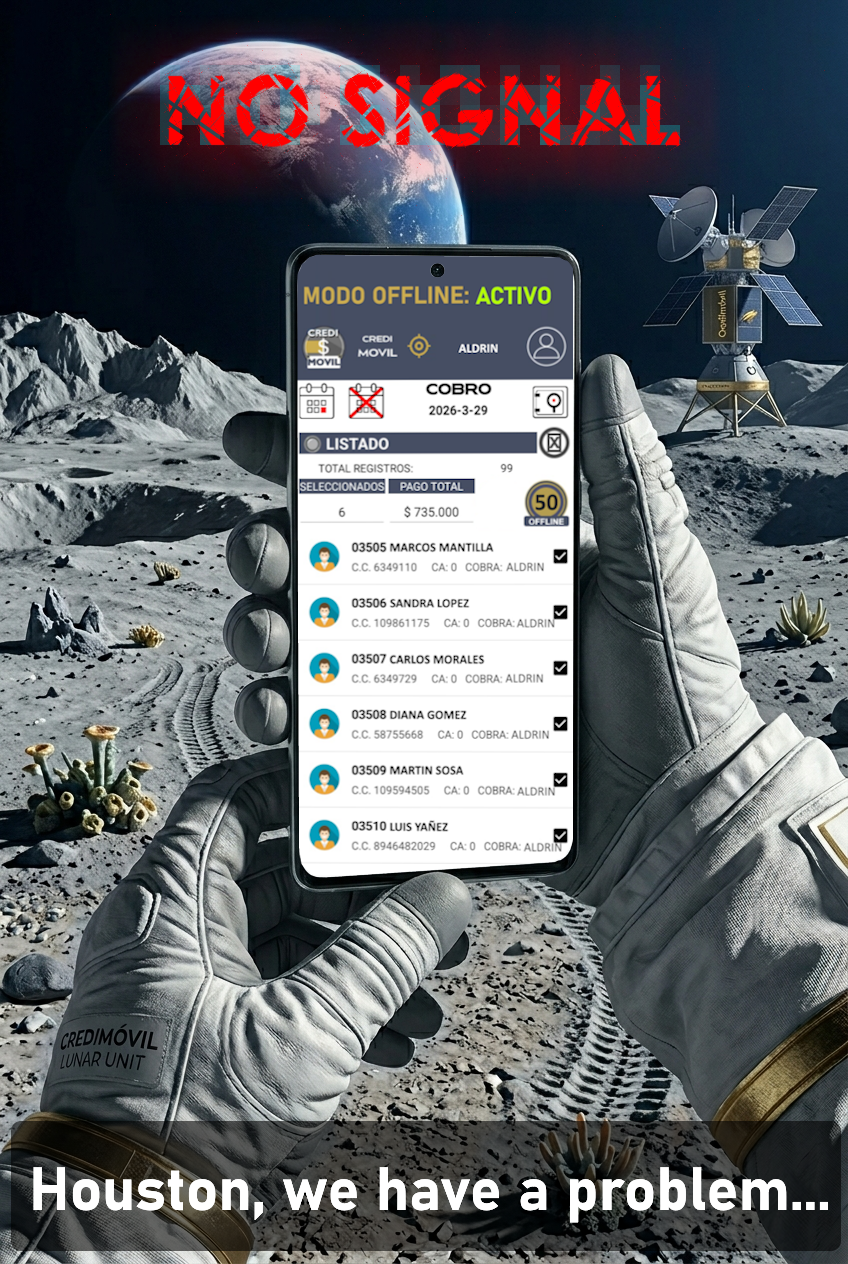 Modo Offline Credimóvil Lunar
